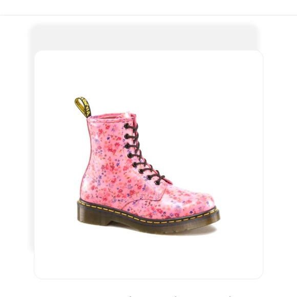Dr. Martens Shoes - Dr Martens 1460W Pink Little Flowers Boots